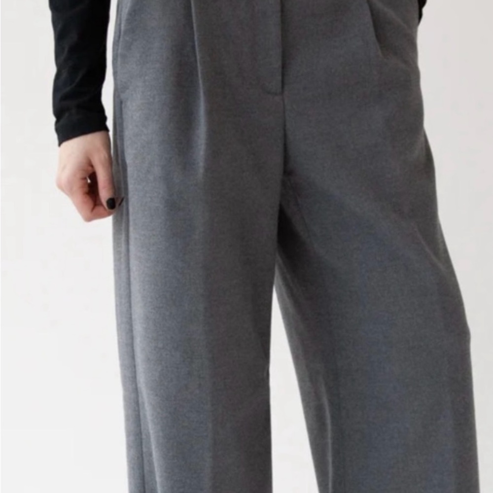 OAK + FORT Slate Gray Trousers
